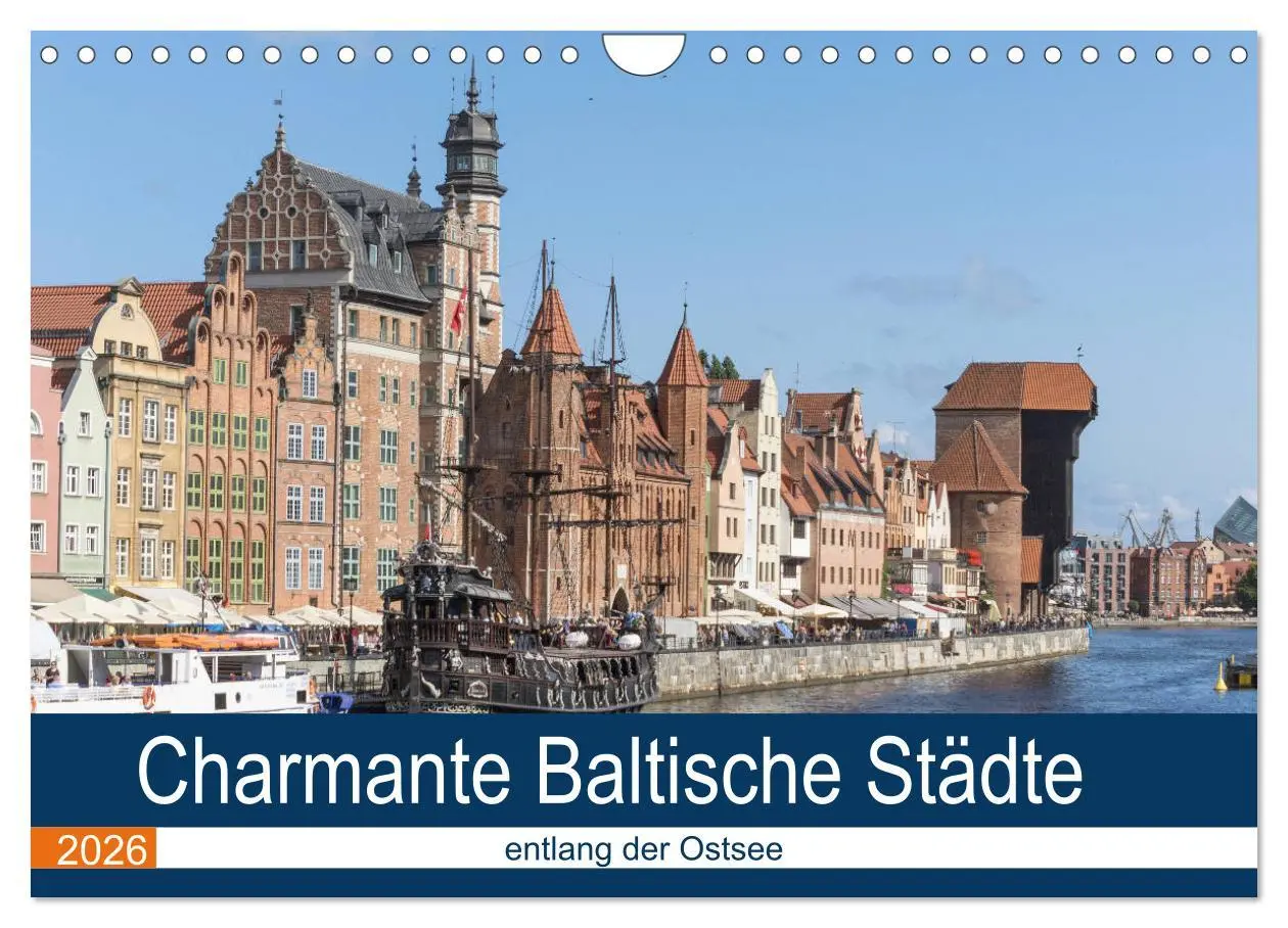 Cover: 9783457772782 | Charmante Baltische Städte entlang der Ostsee (Wandkalender 2026...