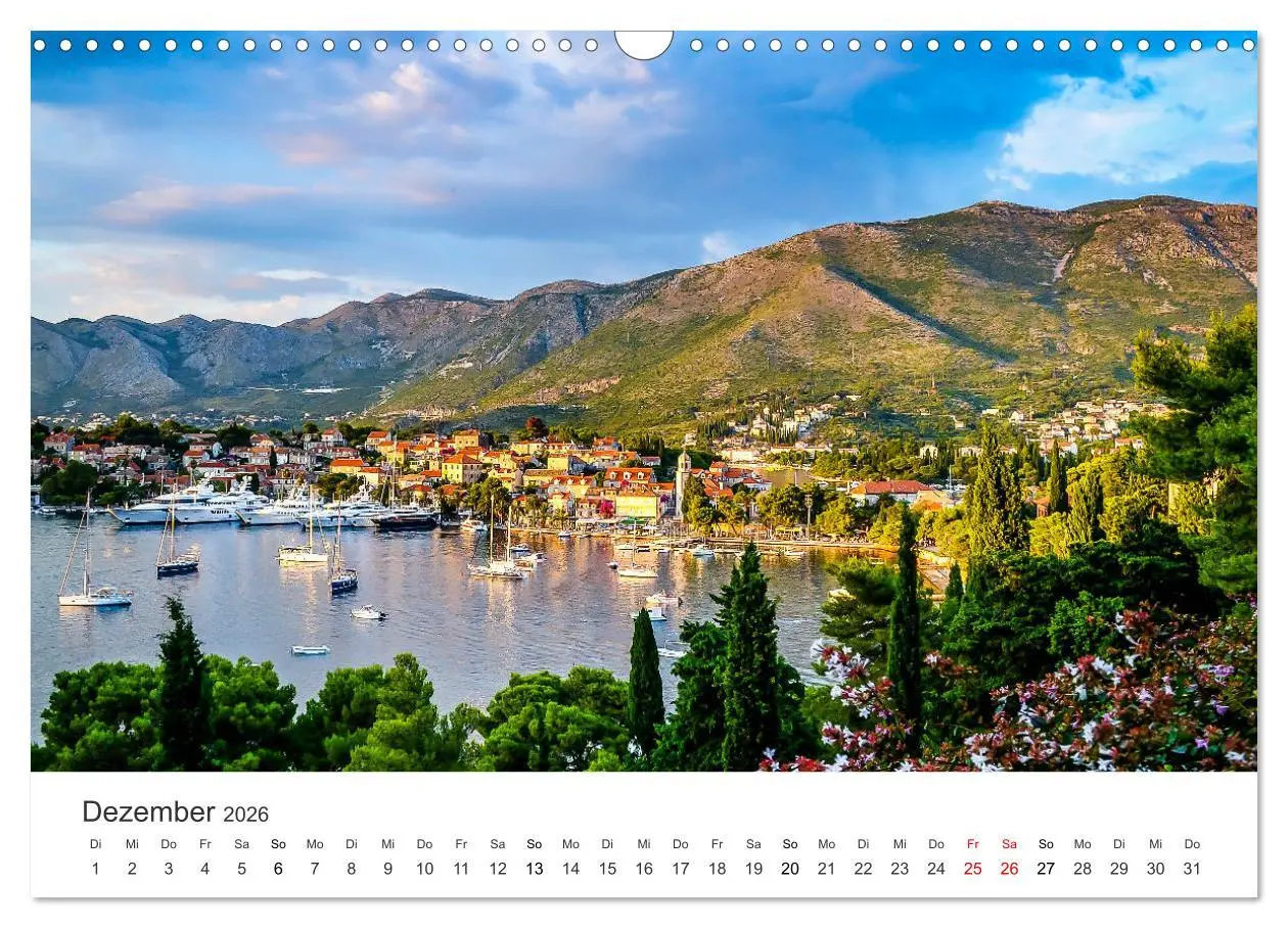 Bild: 9783457912782 | Malerisches Kroatien (Wandkalender 2026 DIN A3 quer), CALVENDO...