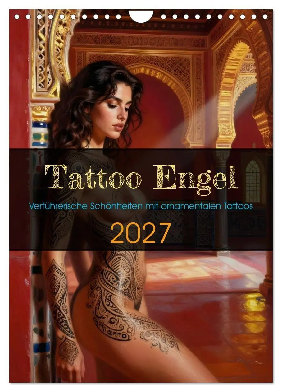 Cover: 9783516792782 | Tattoo Engel (Wandkalender 2027 DIN A4 hoch), CALVENDO Monatskalender