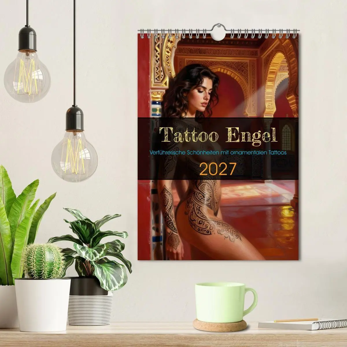 Bild: 9783516792782 | Tattoo Engel (Wandkalender 2027 DIN A4 hoch), CALVENDO Monatskalender
