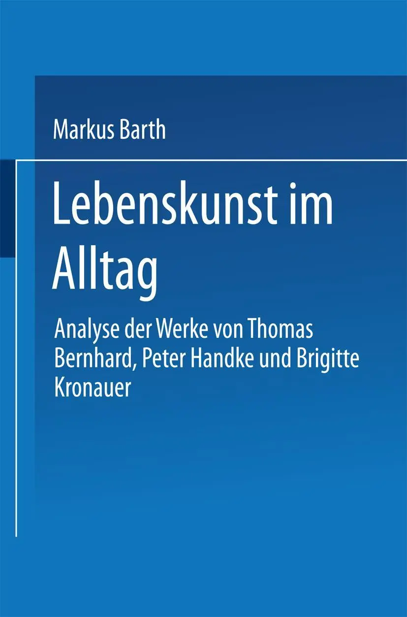 Cover: 9783824442782 | Lebenskunst im Alltag | Markus Barth | Taschenbuch | xv | Deutsch