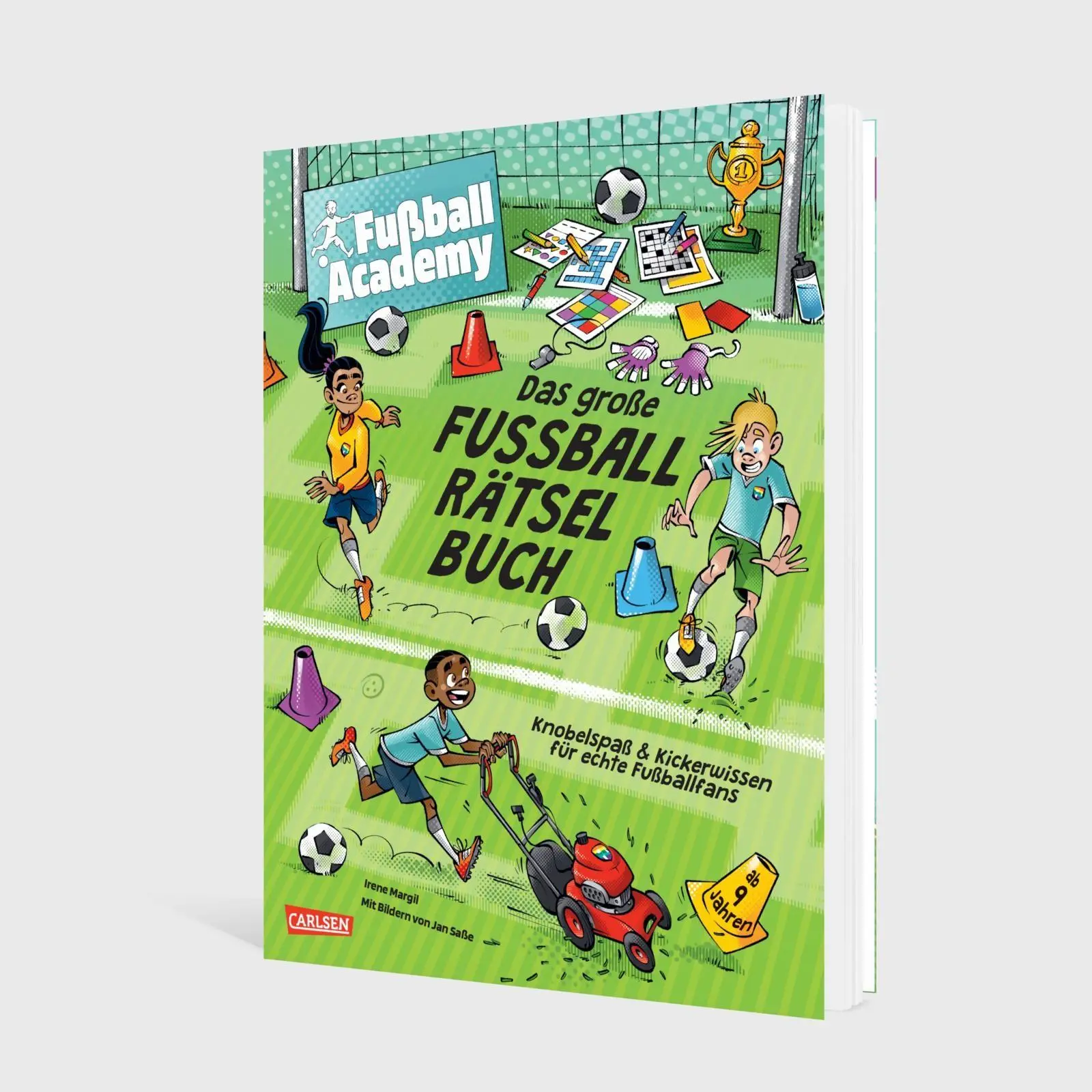 Bild: 9783551192882 | Fußball Academy: Das große Fußball-Rätselbuch | Irene Margil | Buch