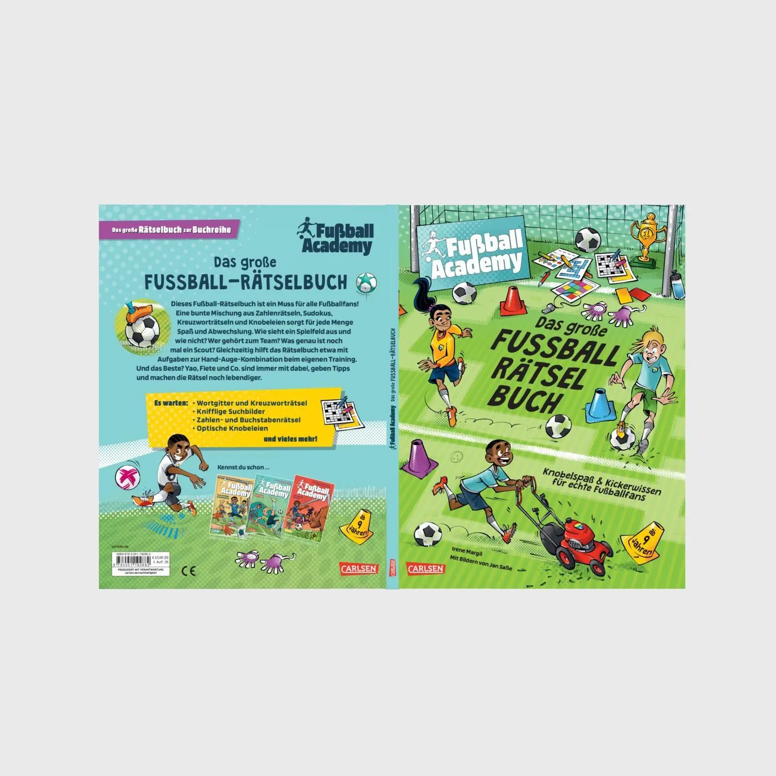 Bild: 9783551192882 | Fußball Academy: Das große Fußball-Rätselbuch | Irene Margil | Buch