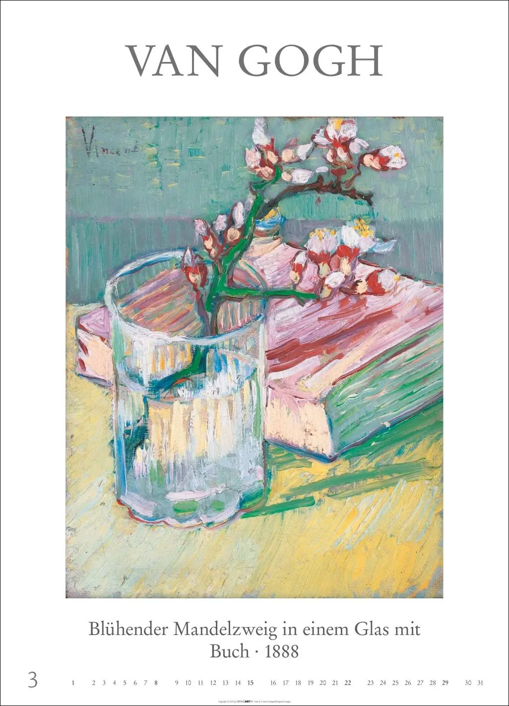 Bild: 9783839902882 | Poster Art Kalender 2026 - Monet, Van Gogh, Matisse, Kandinsky | 14 S.