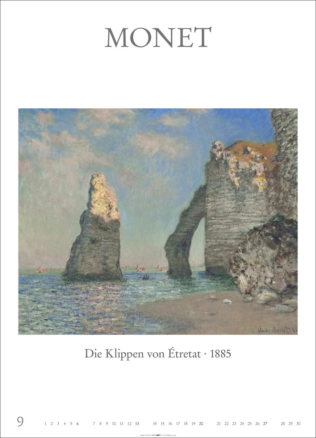 Bild: 9783839902882 | Poster Art Kalender 2026 - Monet, Van Gogh, Matisse, Kandinsky | 14 S.