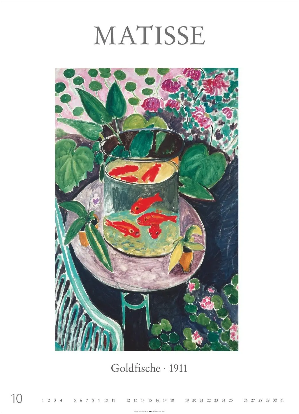 Bild: 9783839902882 | Poster Art Kalender 2026 - Monet, Van Gogh, Matisse, Kandinsky | 14 S.