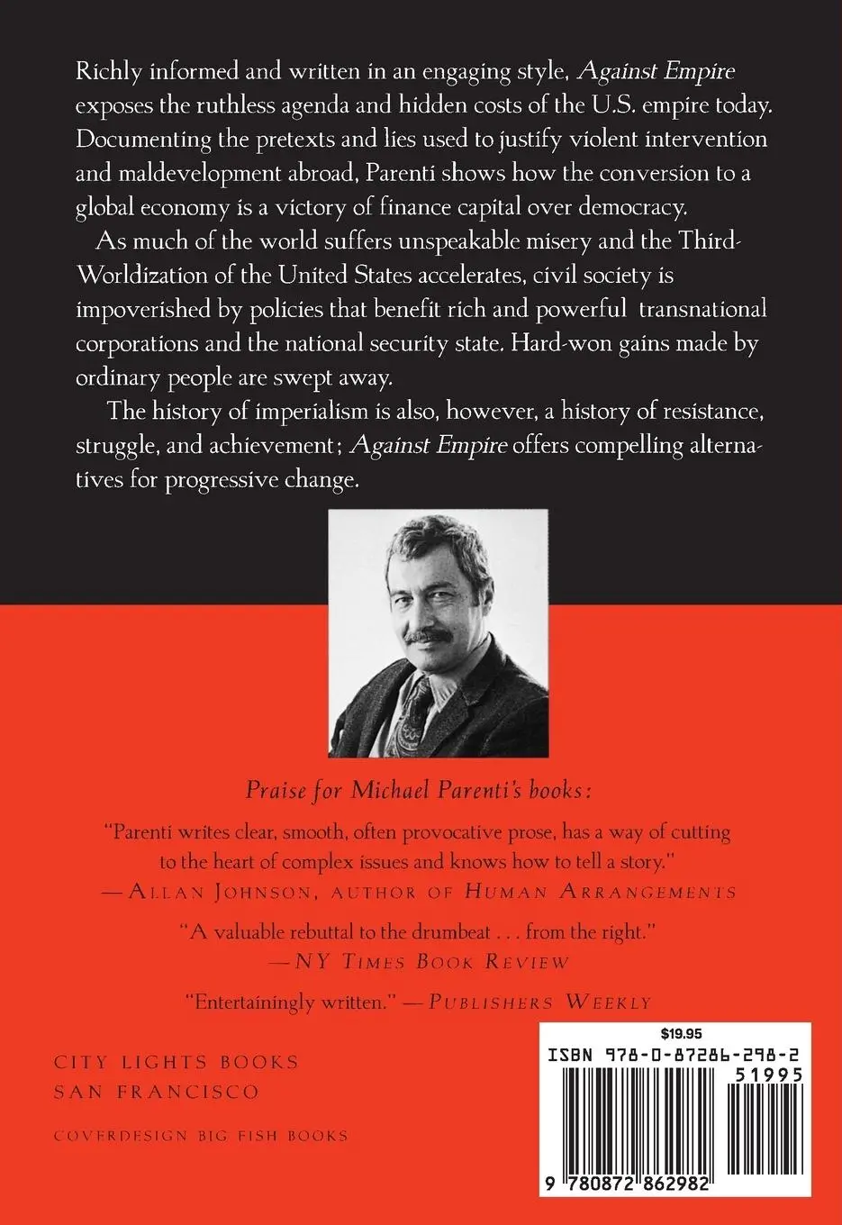 Rückseite: 9780872862982 | Against Empire | Michael Parenti | Taschenbuch | Englisch | 2021