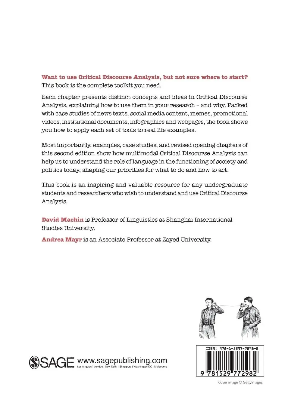 Rückseite: 9781529772982 | How to Do Critical Discourse Analysis | A Multimodal Introduction