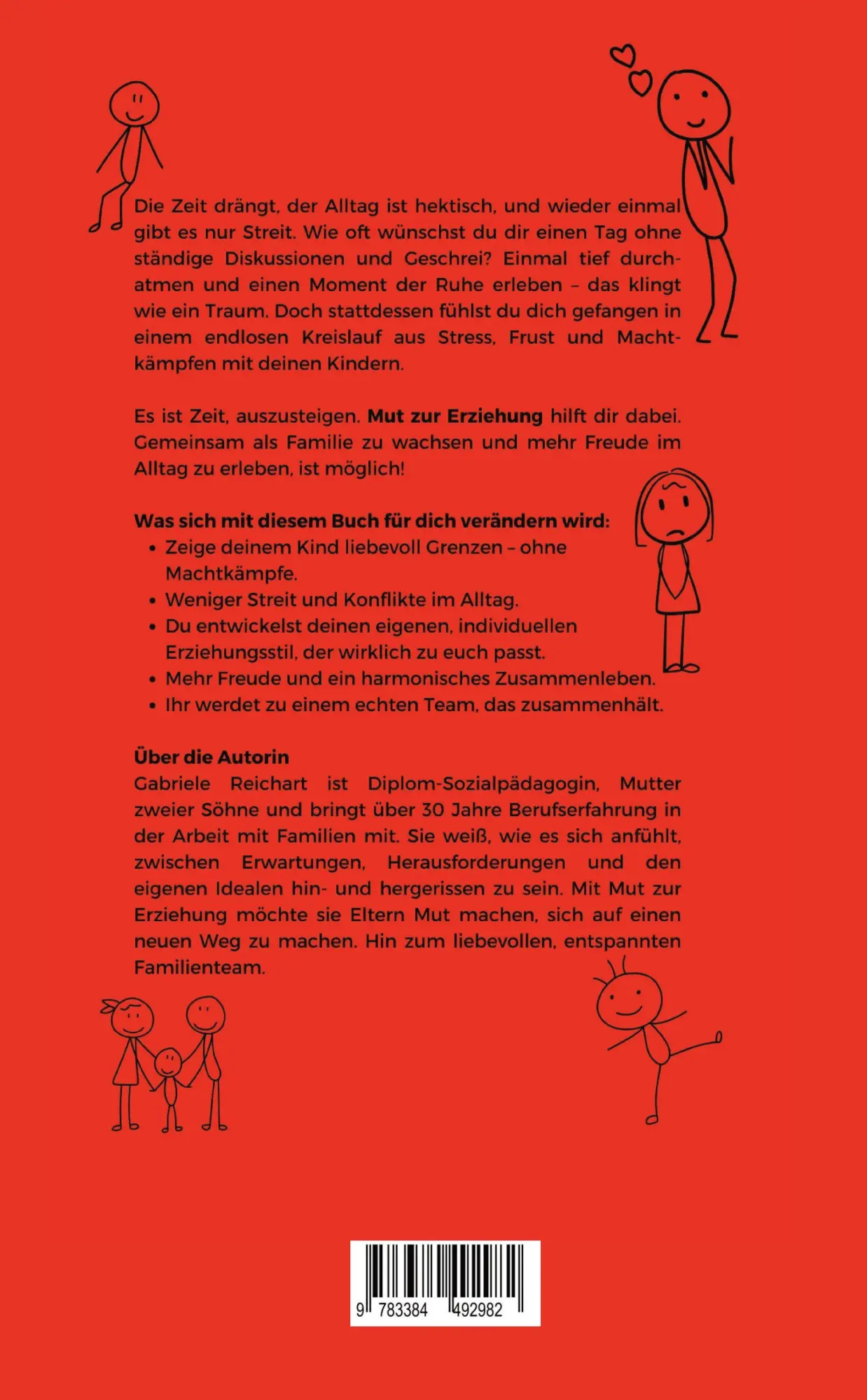 Rückseite: 9783384492982 | Mut zur Erziehung | Gabriele Reichart | Taschenbuch | 148 S. | Deutsch