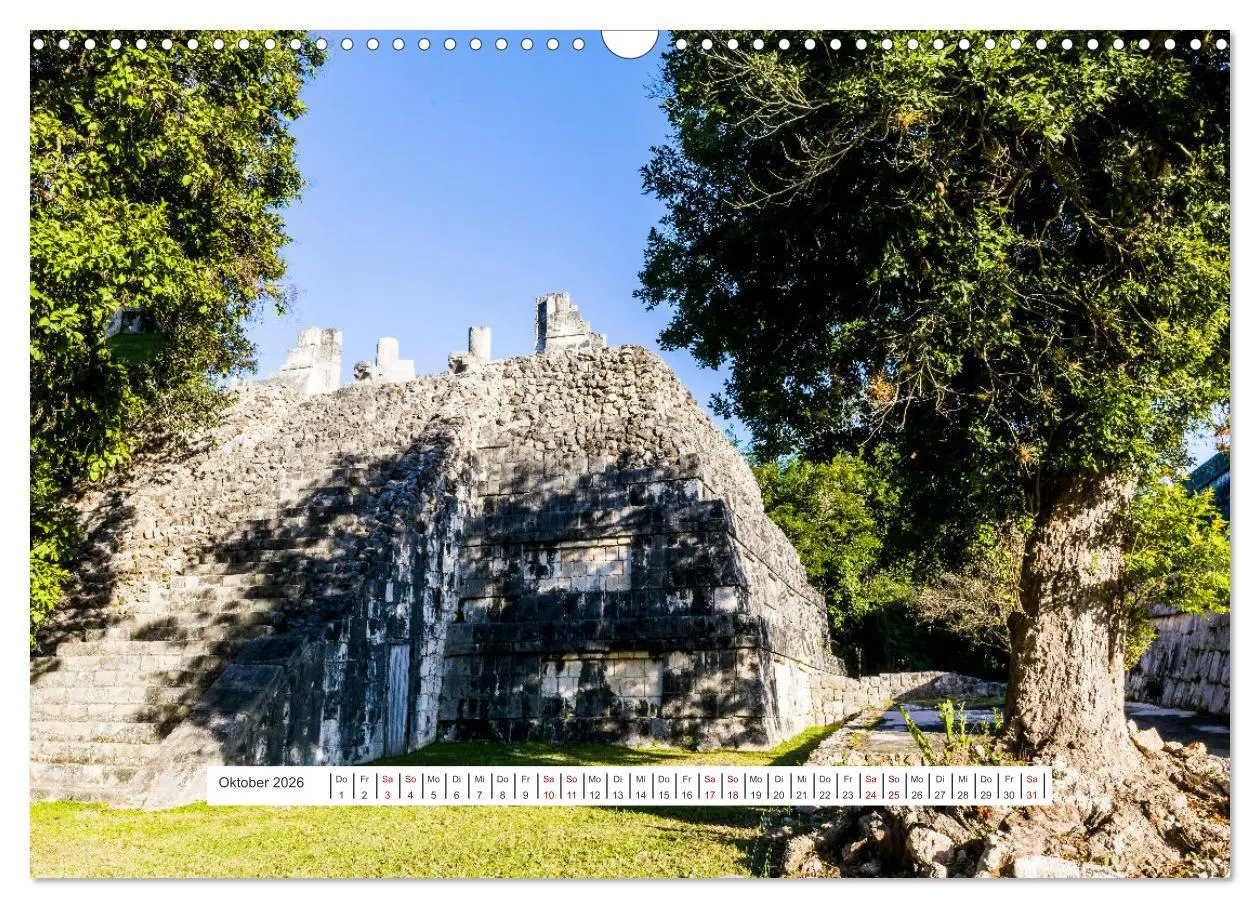 Bild: 9783457512982 | Yucatan-Bauwerke der MAYA (Wandkalender 2026 DIN A3 quer), CALVENDO...