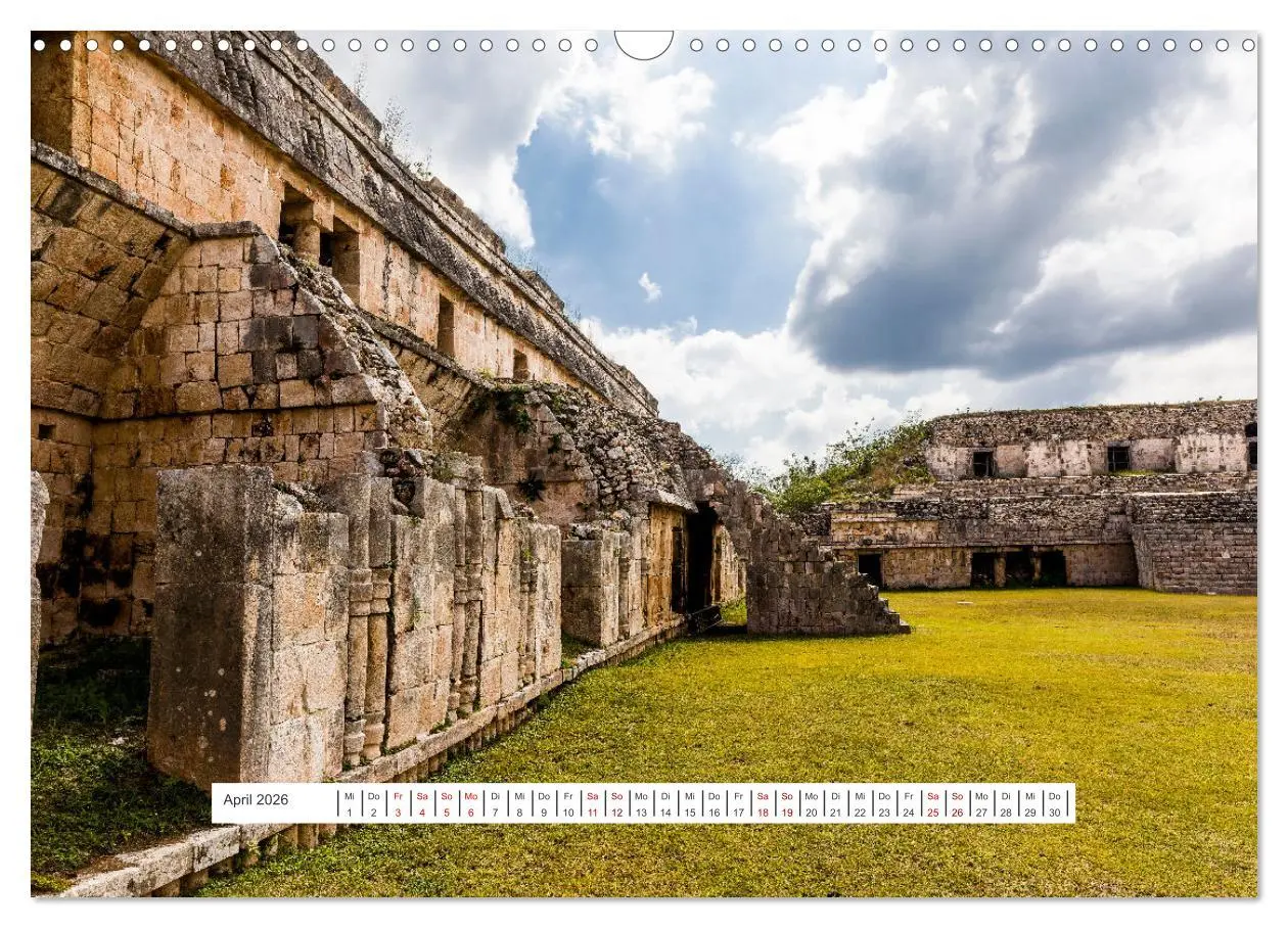 Bild: 9783457512982 | Yucatan-Bauwerke der MAYA (Wandkalender 2026 DIN A3 quer), CALVENDO...