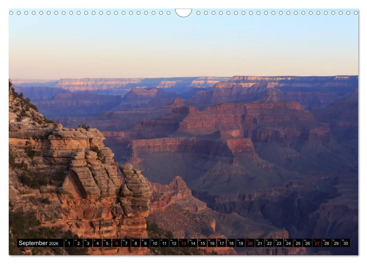 Bild: 9783457822982 | GRAND CANYON - Einblicke (Wandkalender 2026 DIN A3 quer), CALVENDO...