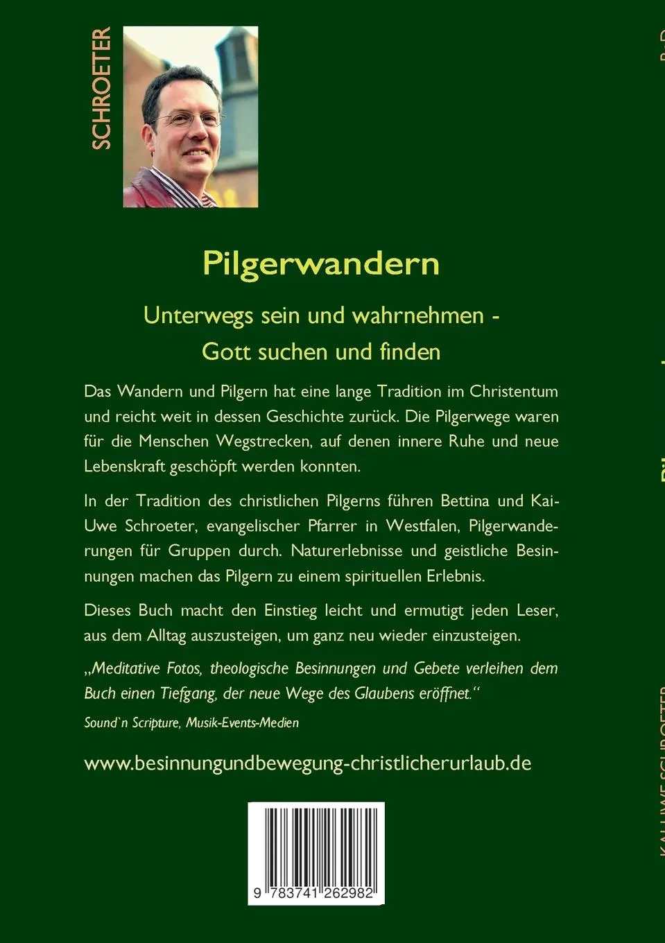Rückseite: 9783741262982 | Pilgerwandern | Unterwegs sein und wahrnehmen - Gott suchen und finden