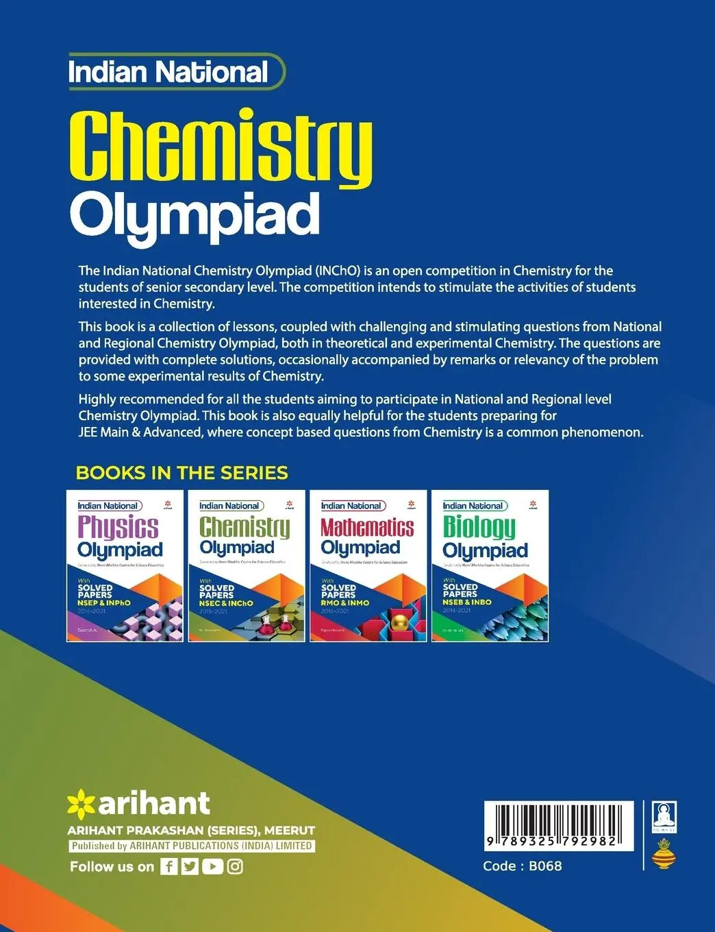 Rückseite: 9789325792982 | Olympiads Chemistry (E) | Pravin Kumar | Taschenbuch | Englisch | 2021