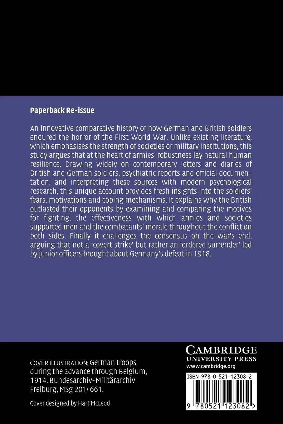 Rückseite: 9780521123082 | Enduring the Great War | Alexander Watson | Taschenbuch | Englisch