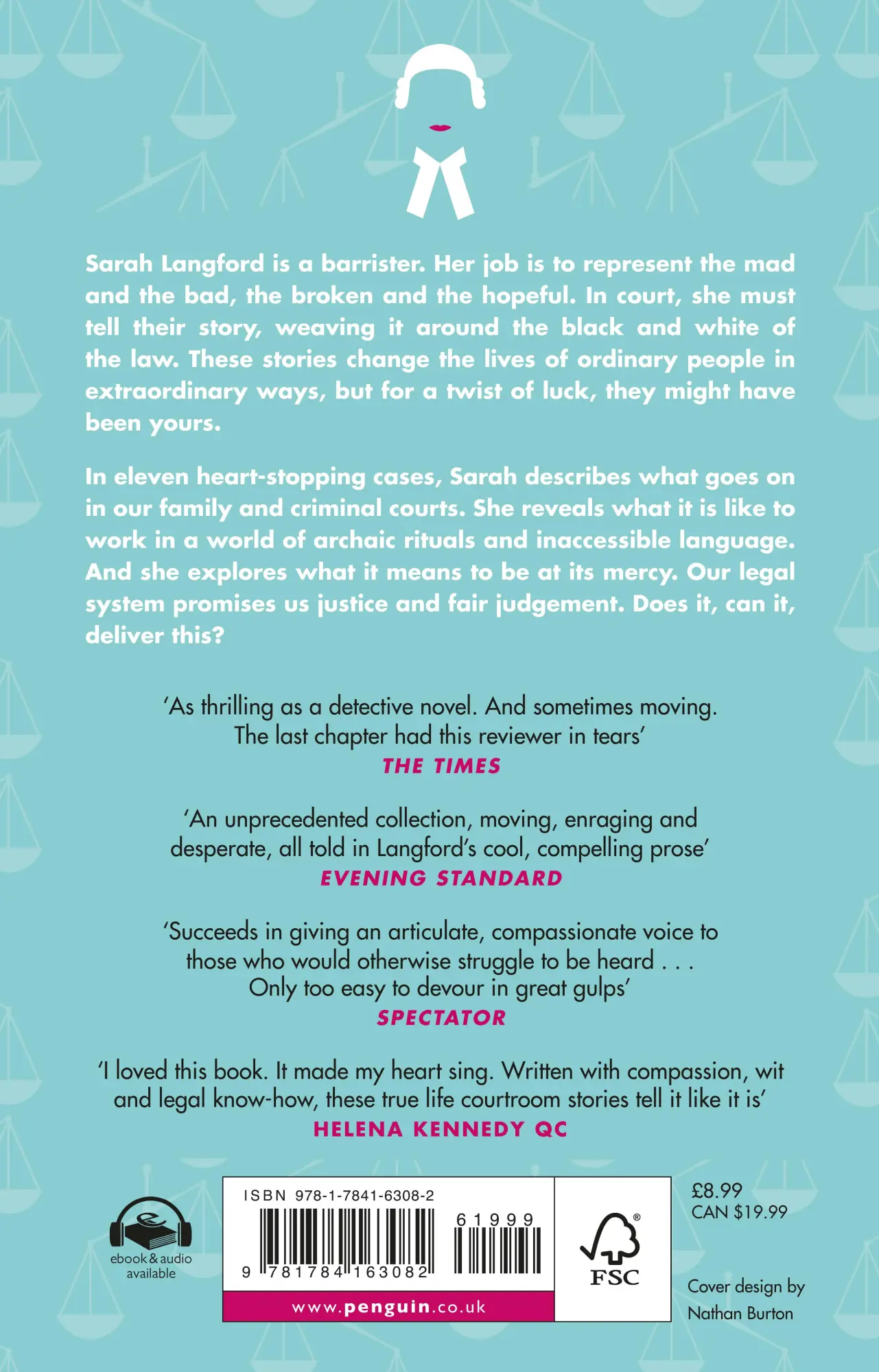 Rückseite: 9781784163082 | In Your Defence | Stories of Life and Law | Sarah Langford | Buch