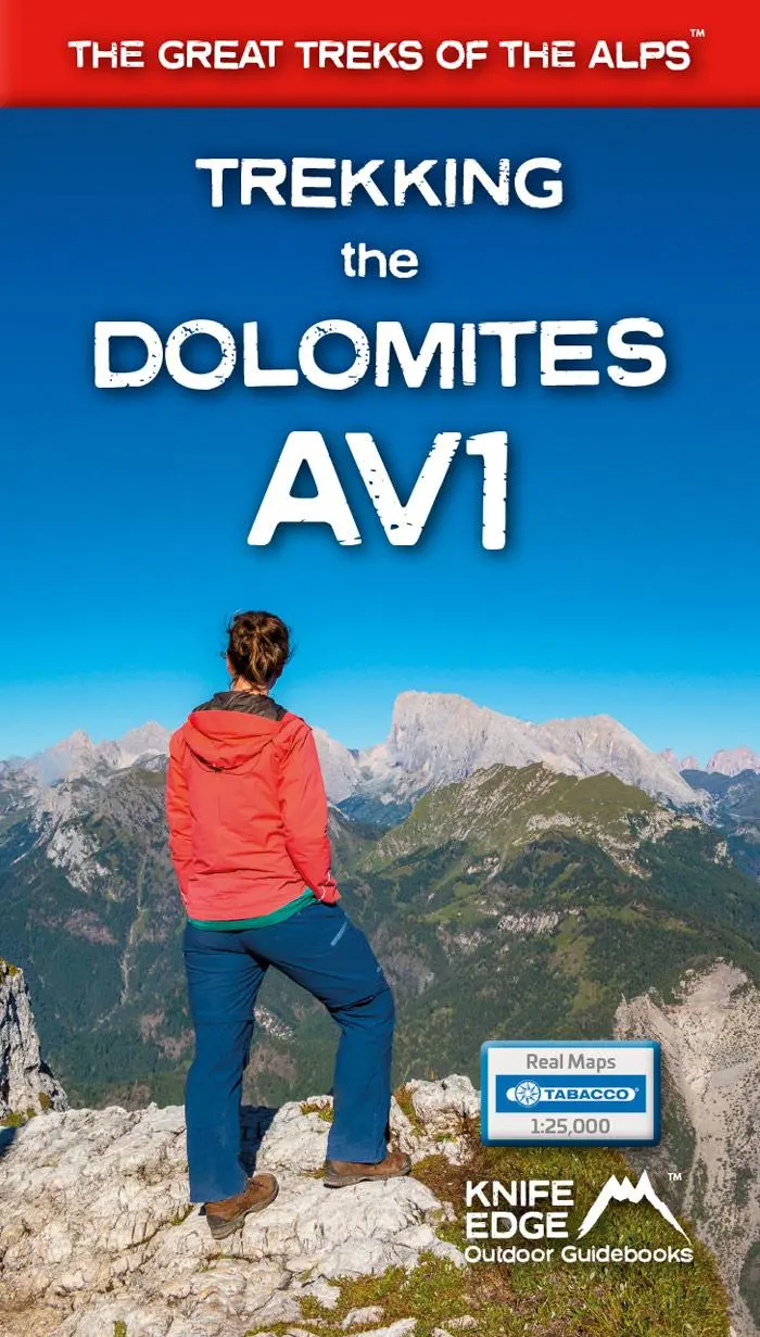 Cover: 9781912933082 | Trekking the Dolomites AV1 (2024 Updated Version) | Andrew Mccluggage