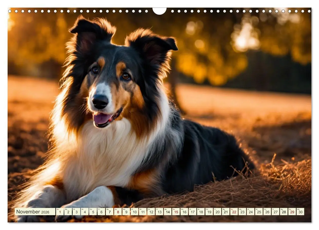 Bild: 9783457403082 | Traumhund Collie (Wandkalender 2026 DIN A3 quer), CALVENDO...