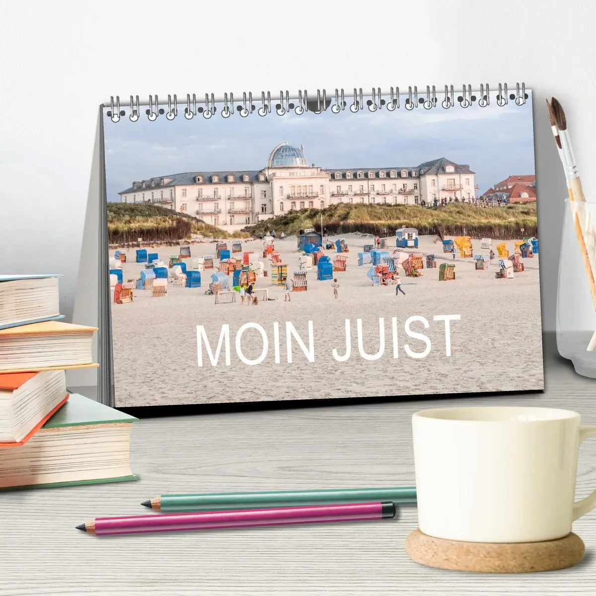 Bild: 9783457643082 | Moin Juist (Tischkalender 2026 DIN A5 quer), CALVENDO Monatskalender