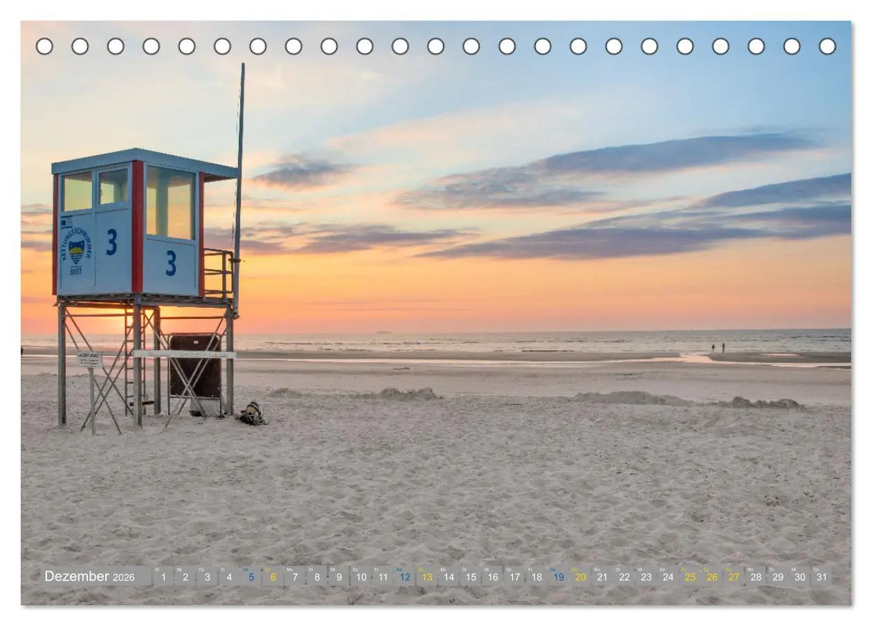 Bild: 9783457643082 | Moin Juist (Tischkalender 2026 DIN A5 quer), CALVENDO Monatskalender