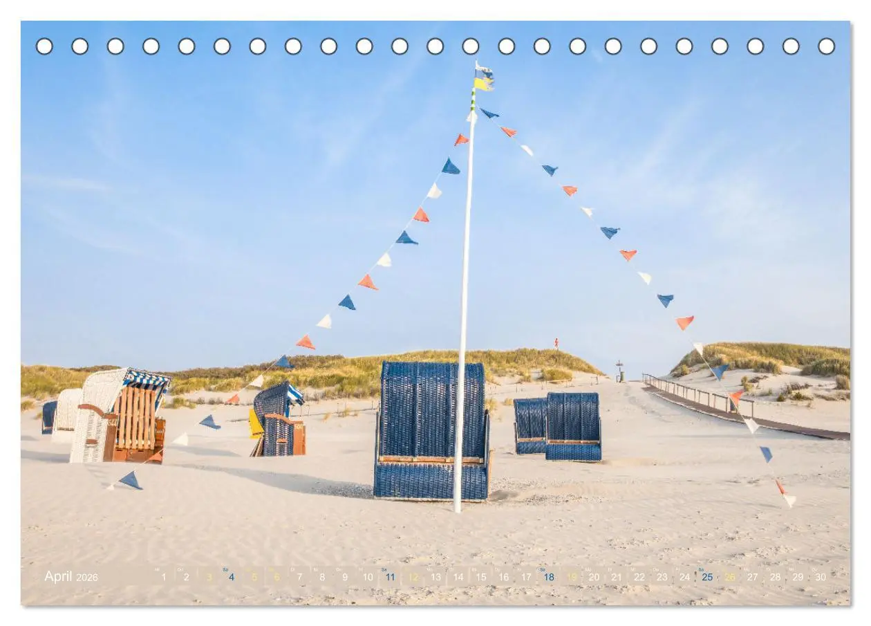 Bild: 9783457643082 | Moin Juist (Tischkalender 2026 DIN A5 quer), CALVENDO Monatskalender