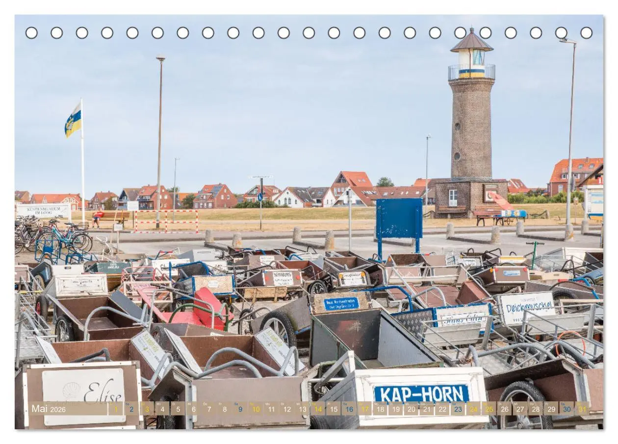 Bild: 9783457643082 | Moin Juist (Tischkalender 2026 DIN A5 quer), CALVENDO Monatskalender