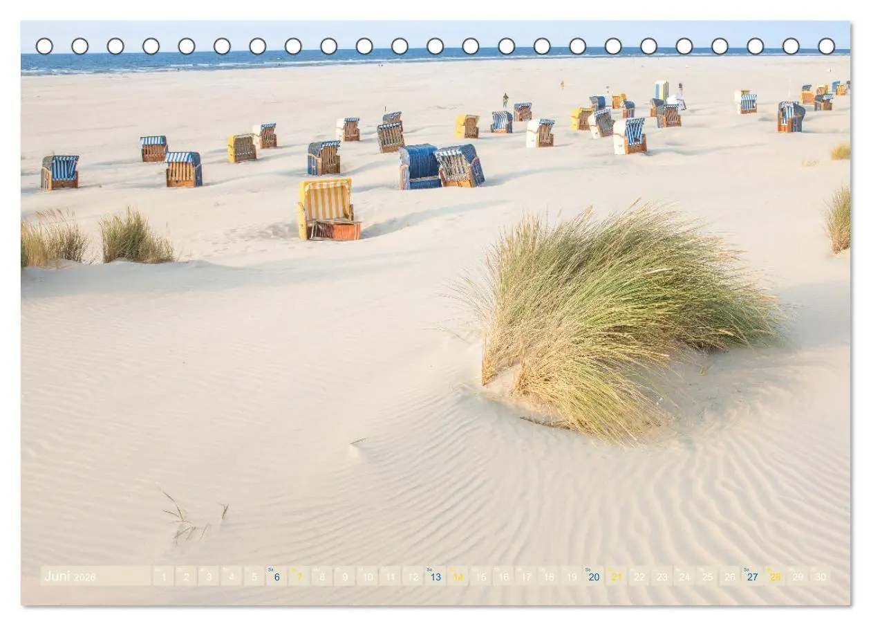 Bild: 9783457643082 | Moin Juist (Tischkalender 2026 DIN A5 quer), CALVENDO Monatskalender