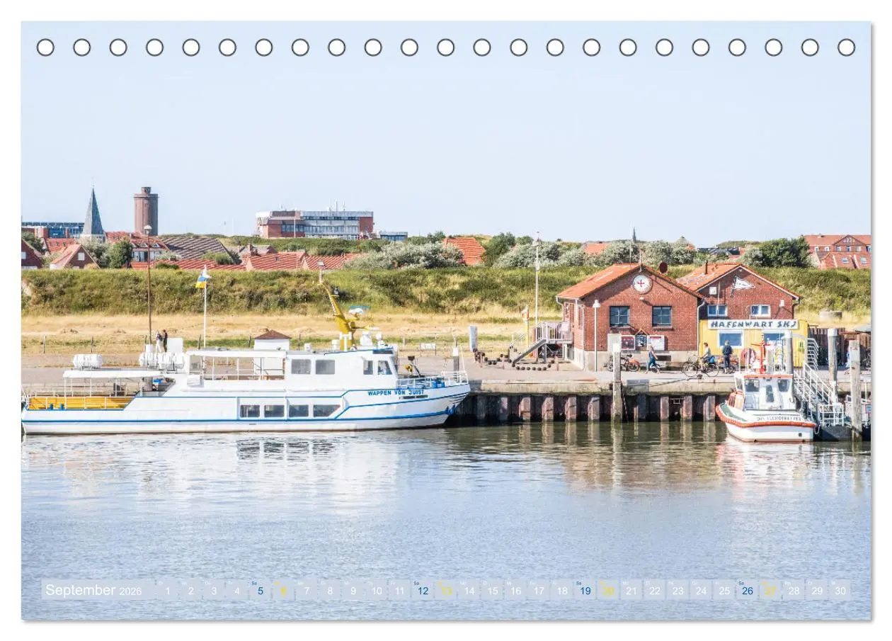 Bild: 9783457643082 | Moin Juist (Tischkalender 2026 DIN A5 quer), CALVENDO Monatskalender