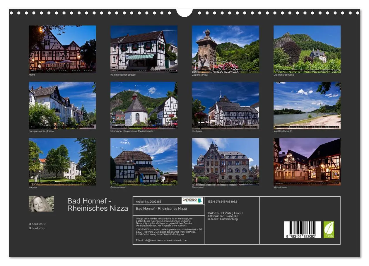 Bild: 9783457883082 | Bad Honnef - Rheinisches Nizza (Wandkalender 2026 DIN A3 quer),...