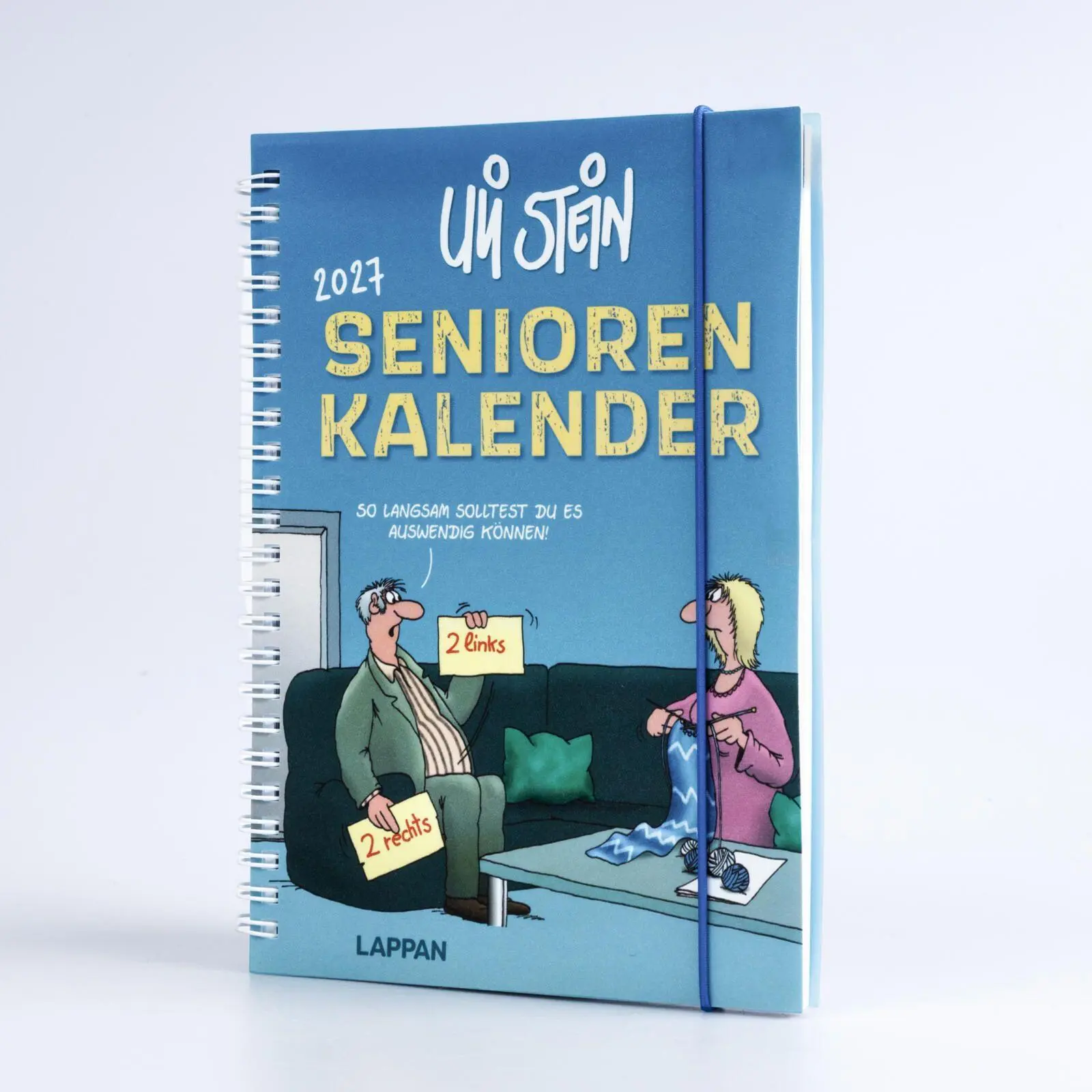 Bild: 9783830323082 | Uli Stein Senioren-Kalender 2027 mit Spiralbindung und Gummiband