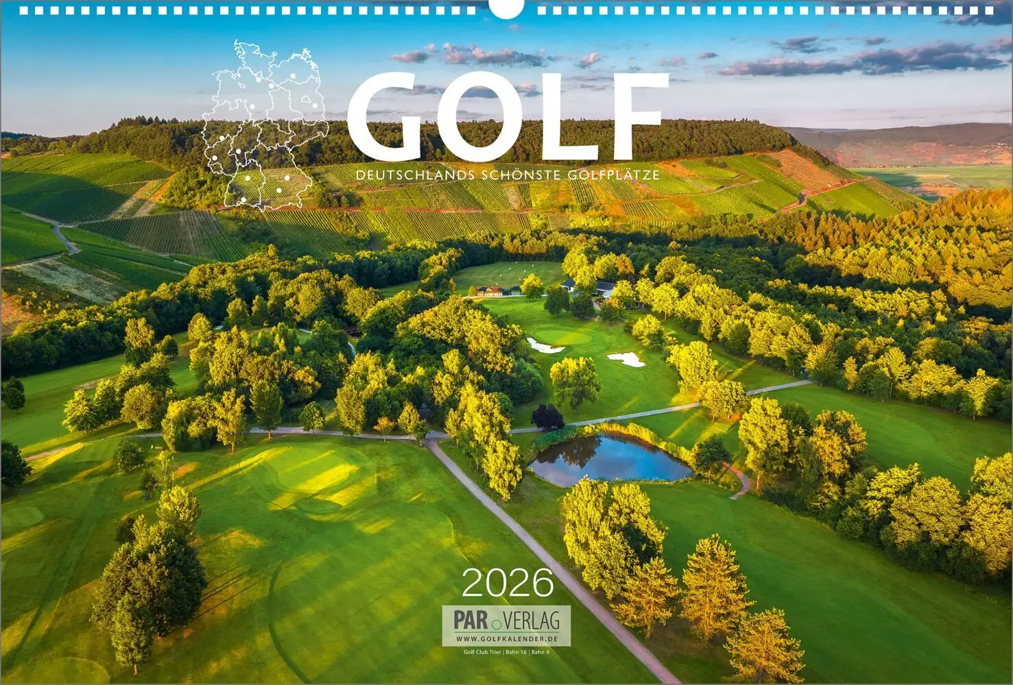 Cover: 9783948543082 | Golfkalender 2026 | Ralph Dörnte | Kalender | Spiralbindung | Deutsch