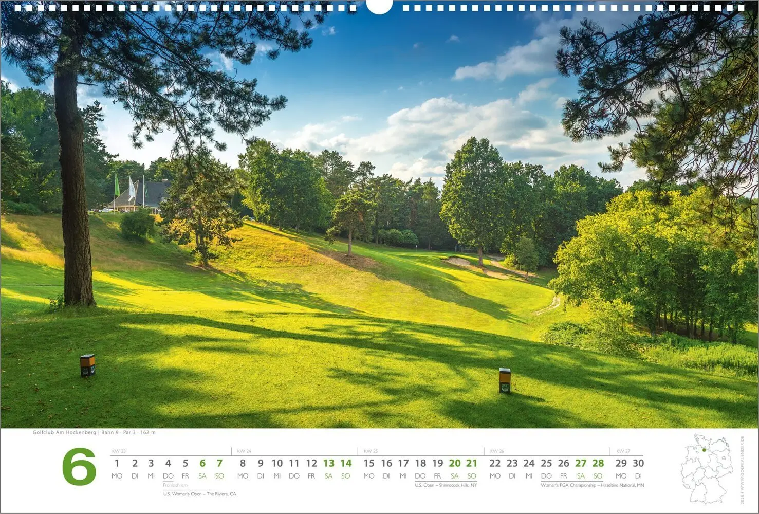 Bild: 9783948543082 | Golfkalender 2026 | Ralph Dörnte | Kalender | Spiralbindung | Deutsch