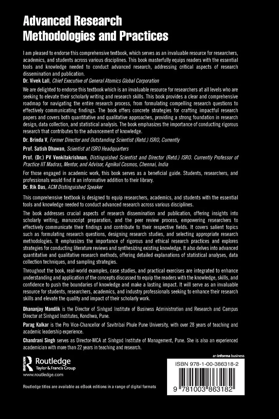 Rückseite: 9781003863182 | Advanced Research Methodologies and Practices | Mandlik (u. a.) | Buch