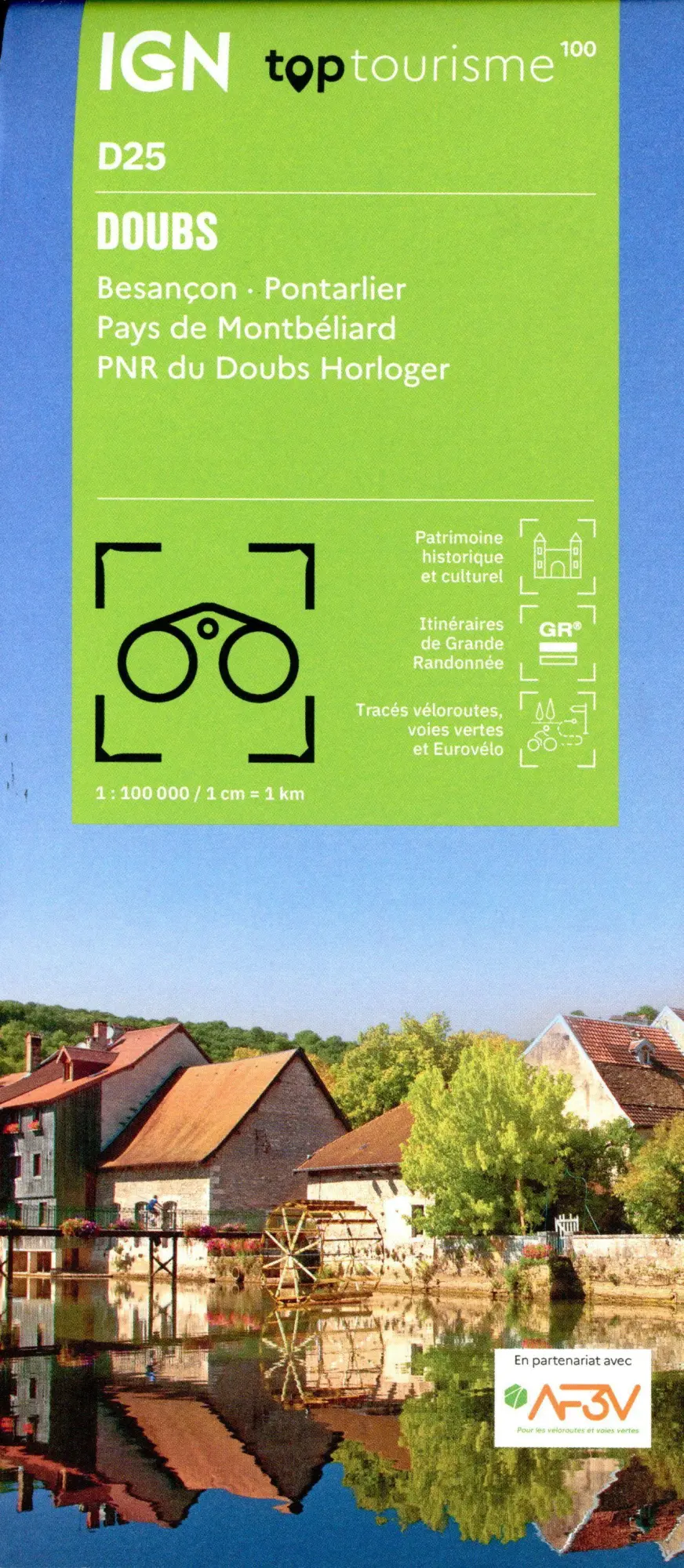 Cover: 9782758553182 | 25 Doubs Besançon | 1:100000 | (Land-)Karte | Französisch | 2024