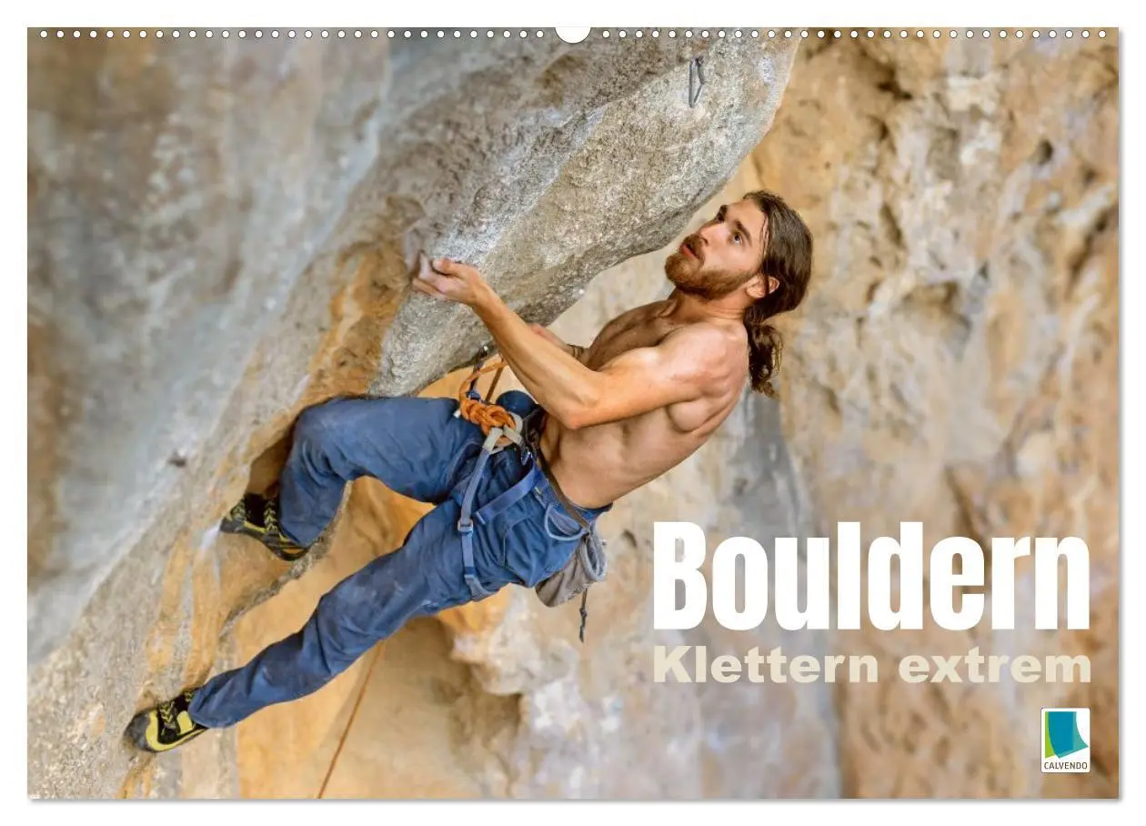 Cover: 9783457943182 | Bouldern: Klettern extrem (Wandkalender 2026 DIN A2 quer), CALVENDO...