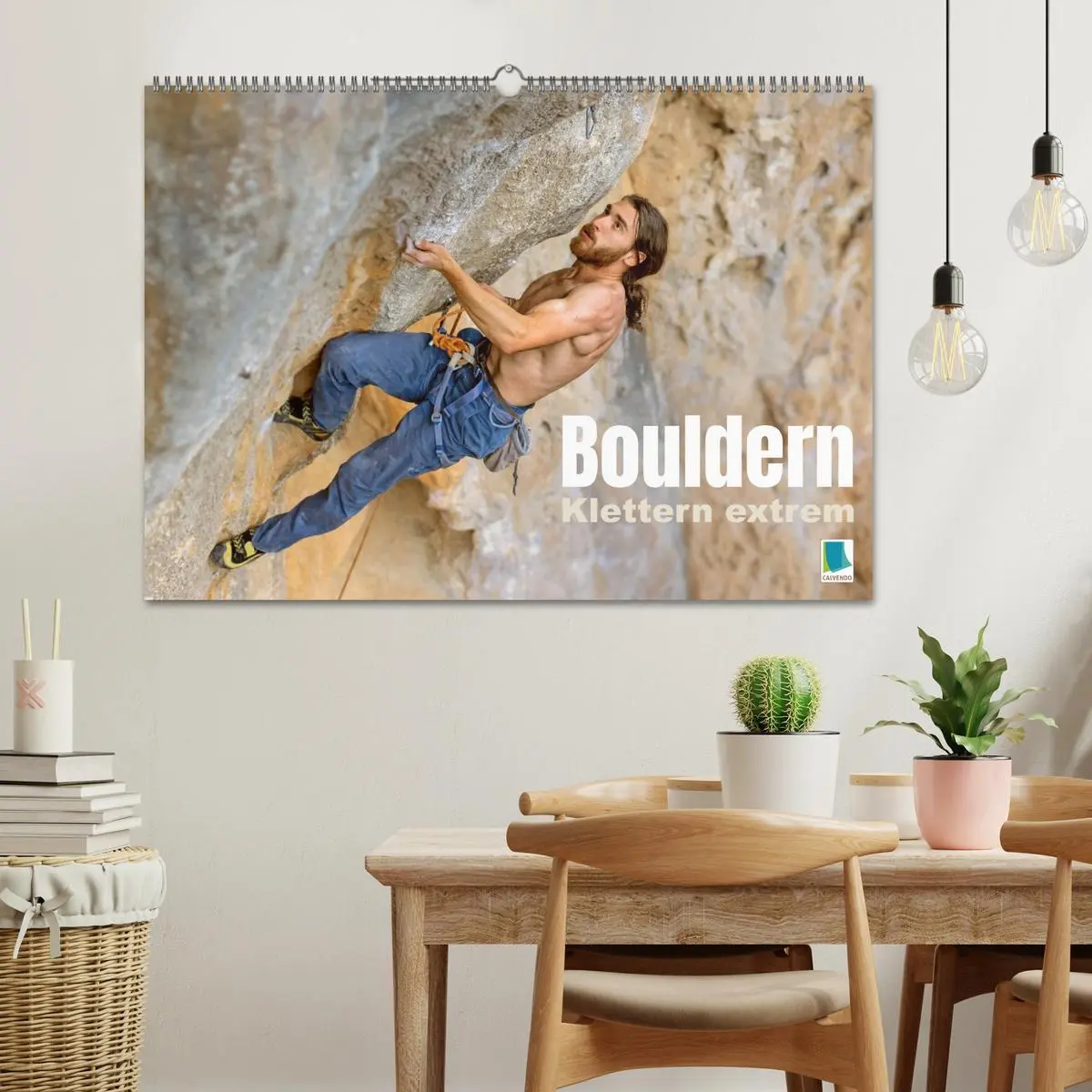 Bild: 9783457943182 | Bouldern: Klettern extrem (Wandkalender 2026 DIN A2 quer), CALVENDO...