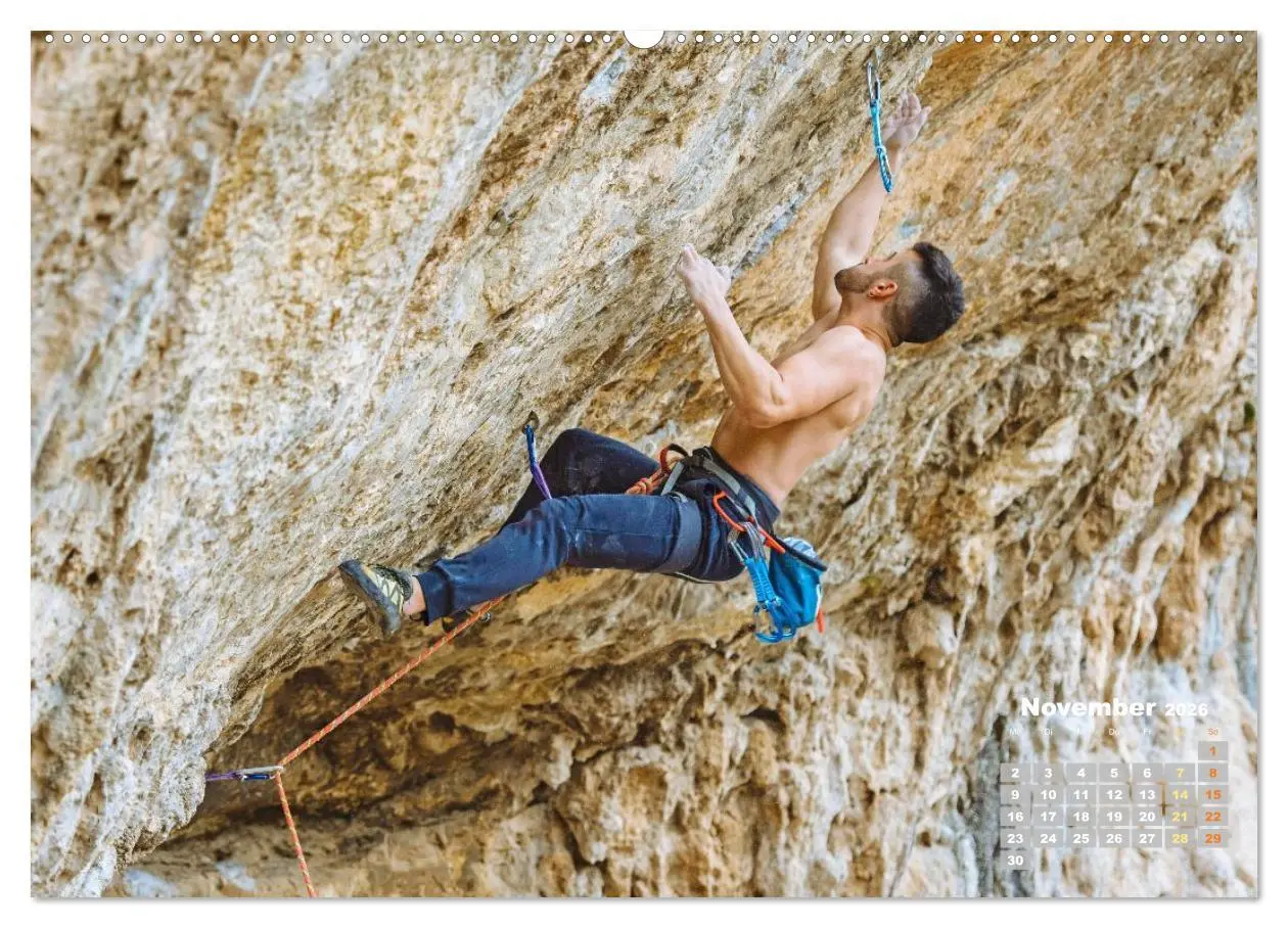 Bild: 9783457943182 | Bouldern: Klettern extrem (Wandkalender 2026 DIN A2 quer), CALVENDO...