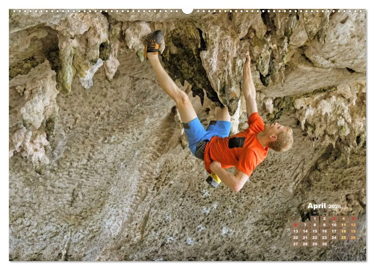 Bild: 9783457943182 | Bouldern: Klettern extrem (Wandkalender 2026 DIN A2 quer), CALVENDO...