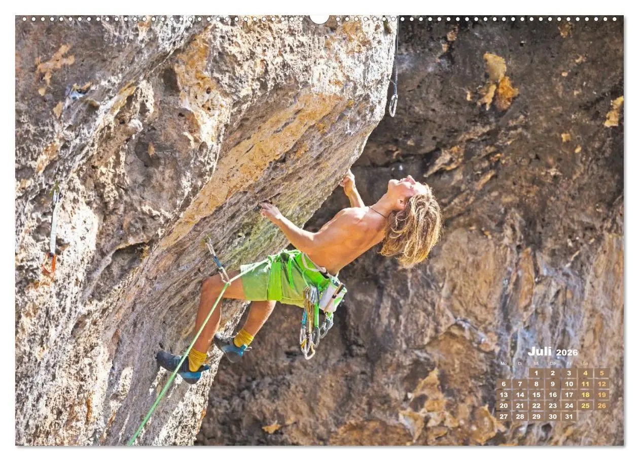 Bild: 9783457943182 | Bouldern: Klettern extrem (Wandkalender 2026 DIN A2 quer), CALVENDO...