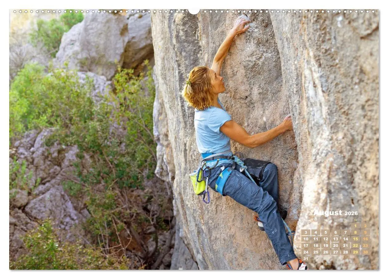 Bild: 9783457943182 | Bouldern: Klettern extrem (Wandkalender 2026 DIN A2 quer), CALVENDO...