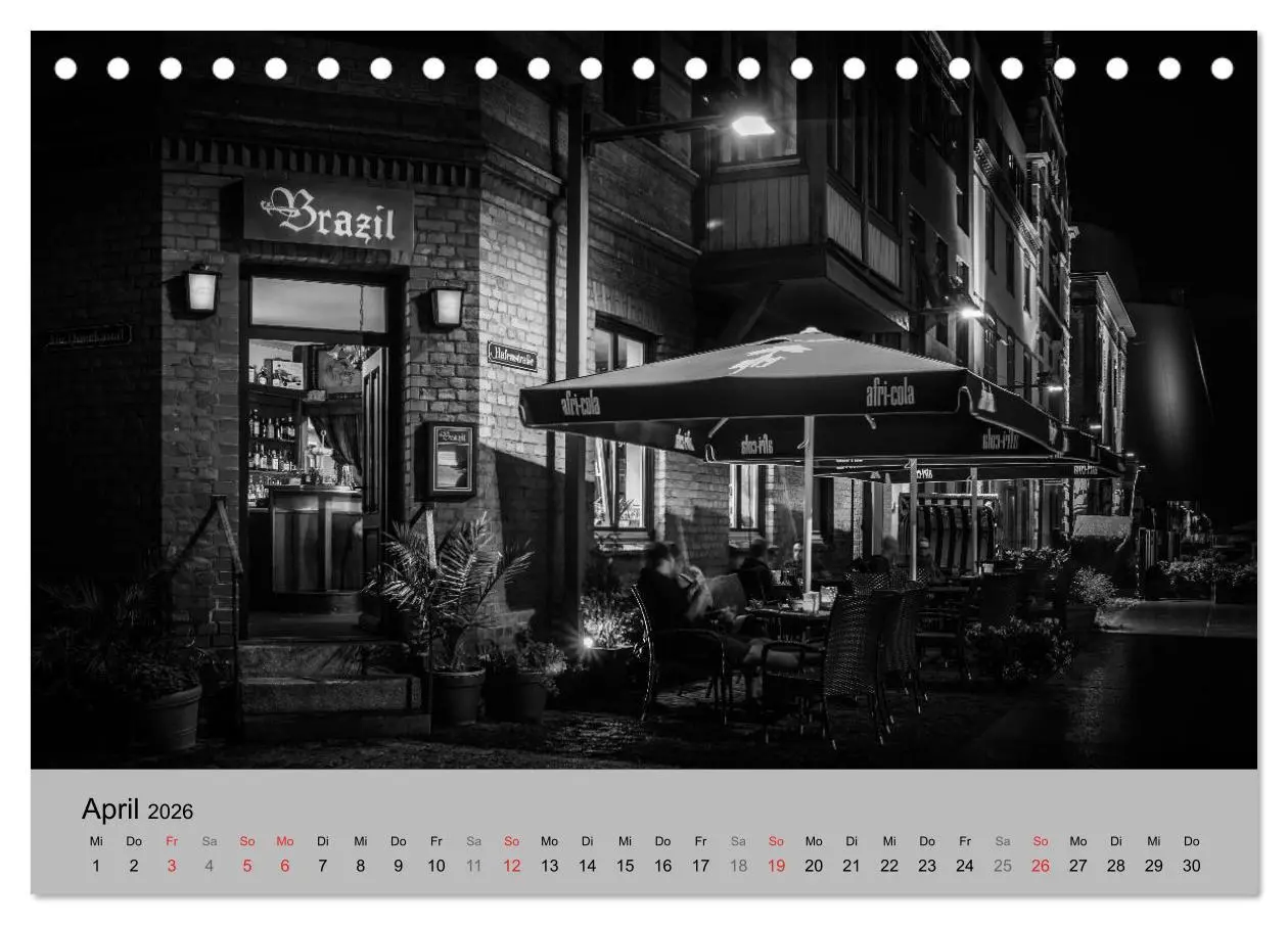 Bild: 9783516033182 | Hansestadt Stralsund bei Nacht (mit GPS-Koordinaten) (Tischkalender...