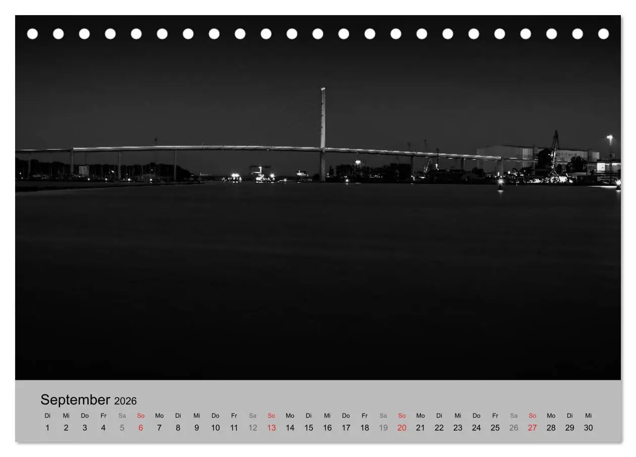 Bild: 9783516033182 | Hansestadt Stralsund bei Nacht (mit GPS-Koordinaten) (Tischkalender...
