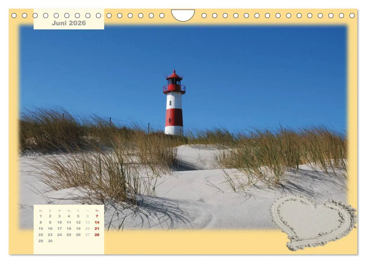 Bild: 9783516103182 | Leuchttürme Schleswig-Holsteins (Wandkalender 2026 DIN A4 quer),...