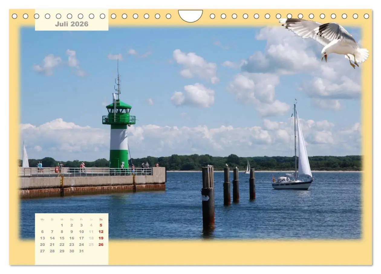 Bild: 9783516103182 | Leuchttürme Schleswig-Holsteins (Wandkalender 2026 DIN A4 quer),...