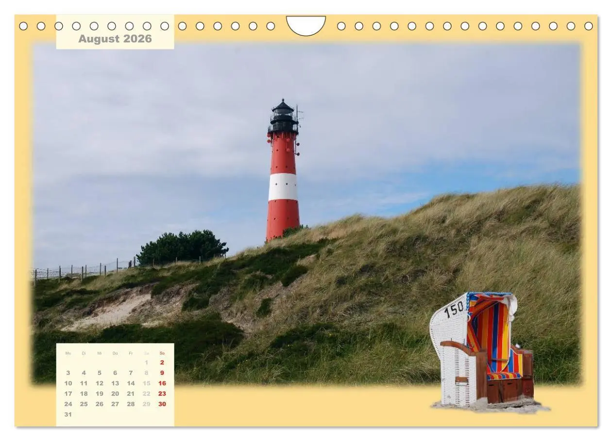 Bild: 9783516103182 | Leuchttürme Schleswig-Holsteins (Wandkalender 2026 DIN A4 quer),...