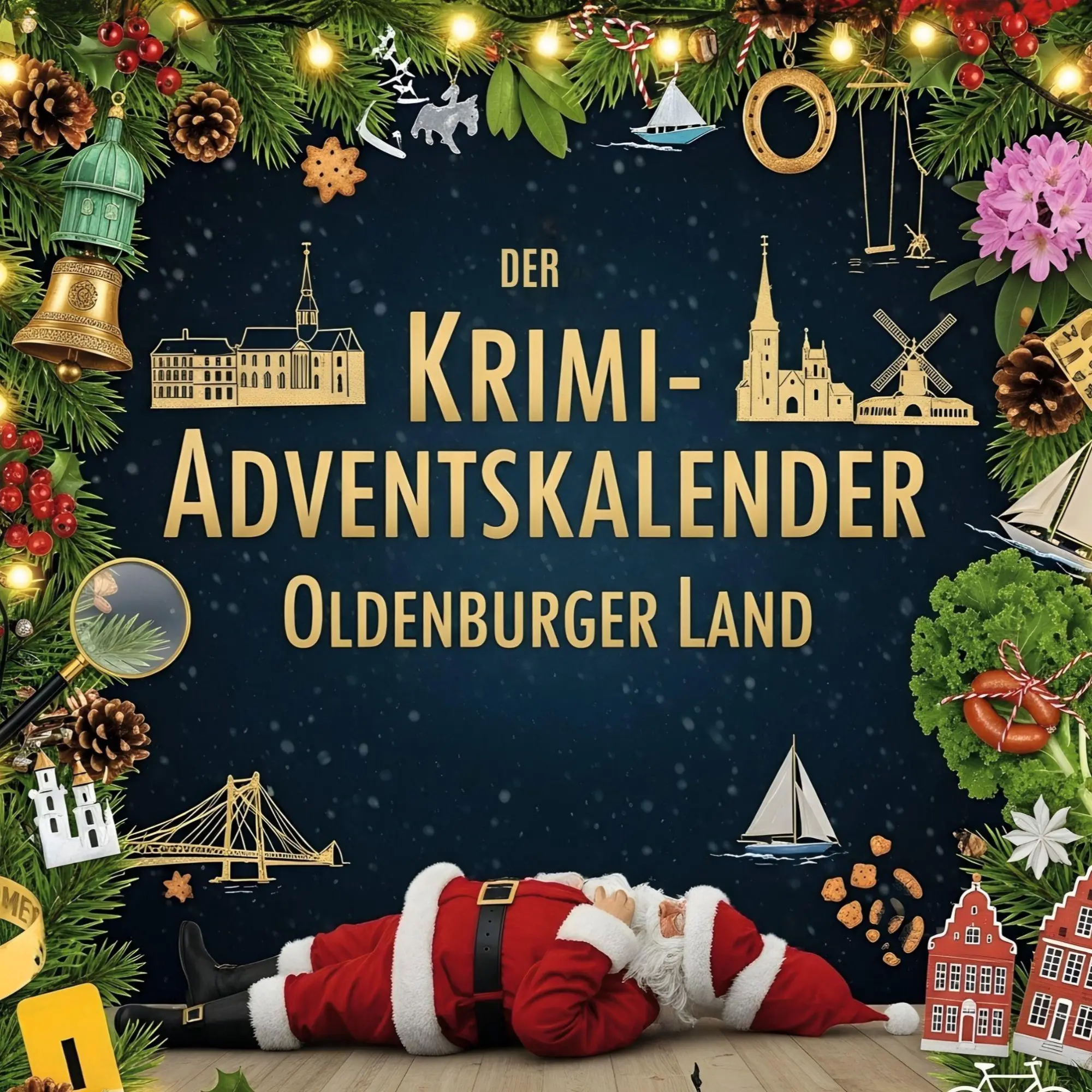 Cover: 9783695303182 | Der Krimi-Adventskalender Oldenburger Land | Hannah Hartmann | Buch