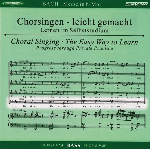 Cover: 4013788003282 | Chorsingen leicht gemacht - Johann Sebastian Bach: Messe h-moll BWV...