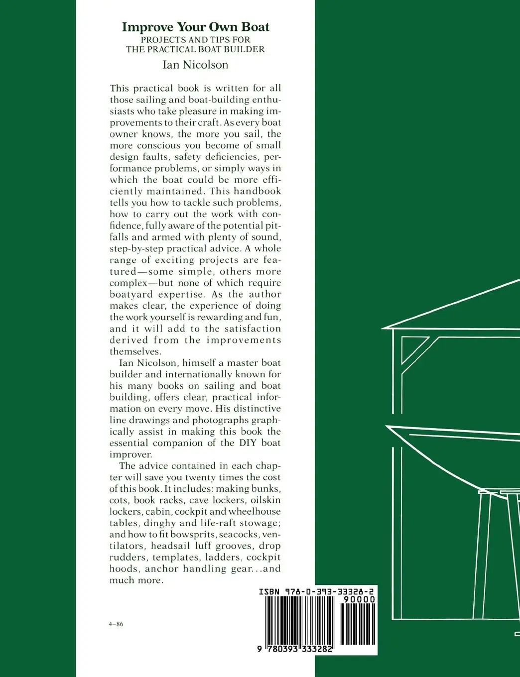 Rückseite: 9780393333282 | Improve Your Own Boat | Ian Nicolson | Taschenbuch | Englisch | 1986