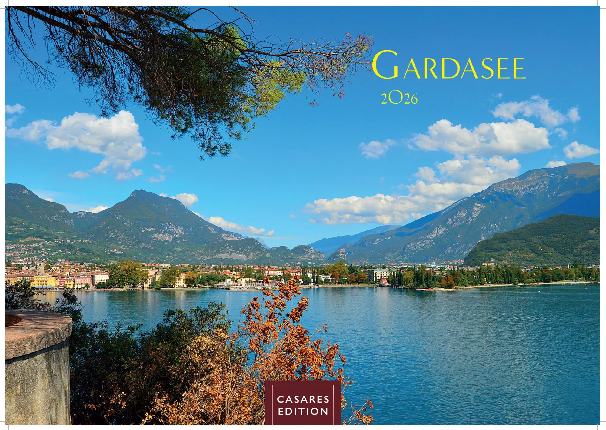 Cover: 9781835243282 | Gardasee 2026 L 35x50cm | Kalender | 14 S. | Deutsch | 2026
