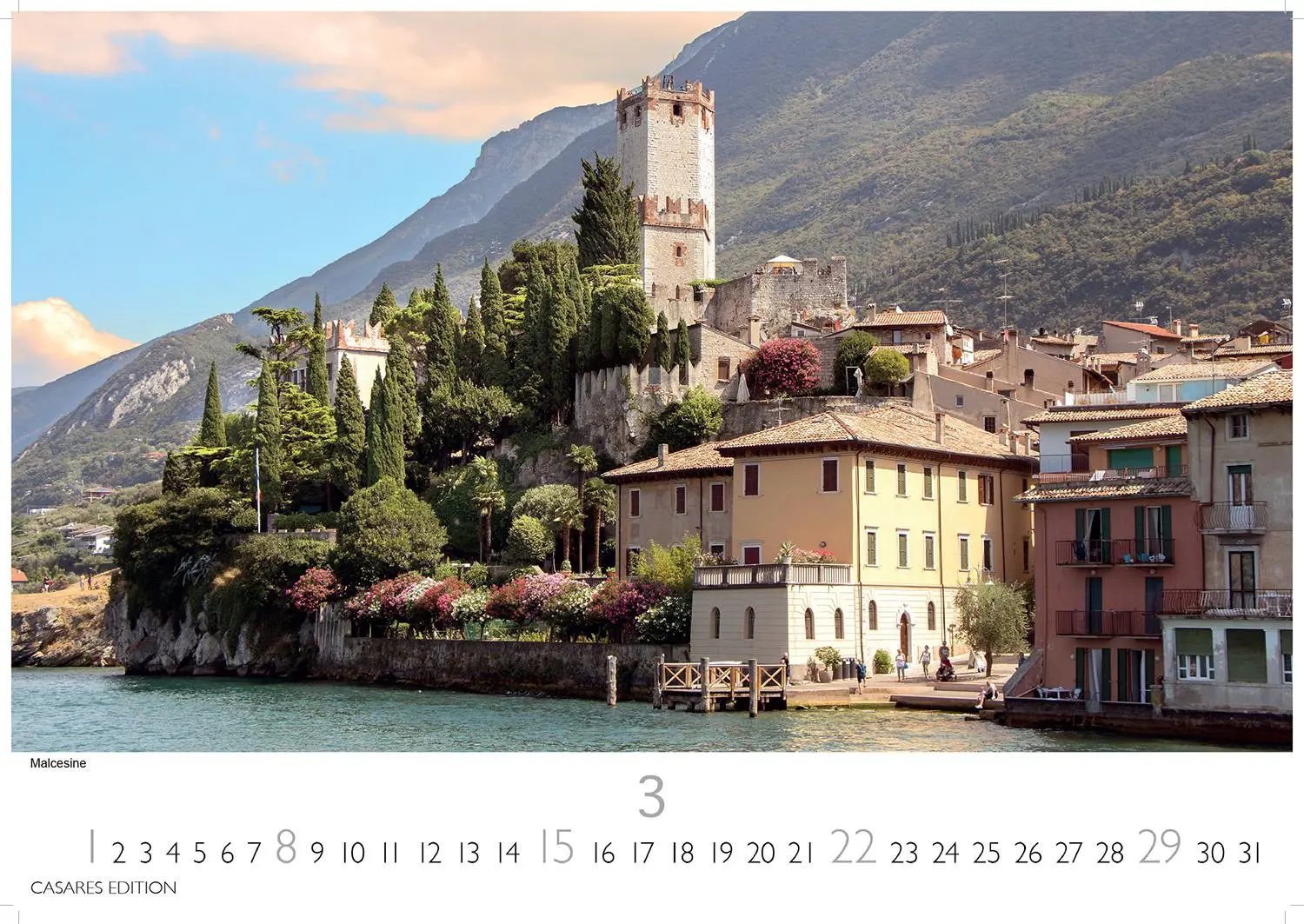 Bild: 9781835243282 | Gardasee 2026 L 35x50cm | Kalender | 14 S. | Deutsch | 2026